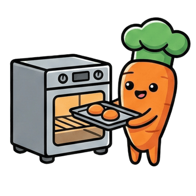 Chef carrot baking