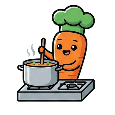 Chef carrot cooking